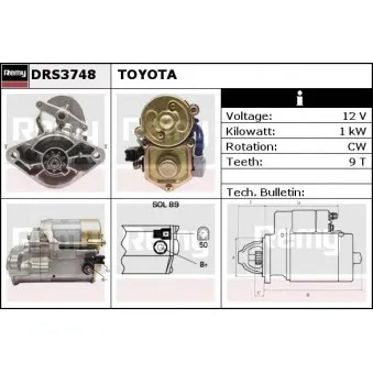 Démarreur REMY OEM 2810011100