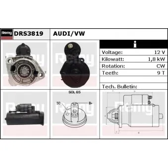 REMY DRS3819 - Démarreur