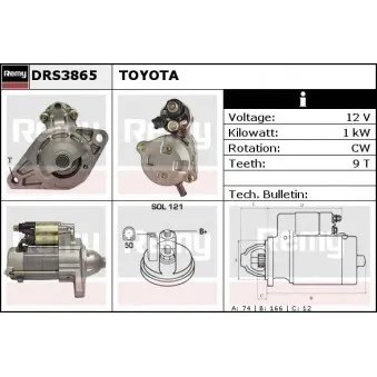 Démarreur REMY OEM 2810023030