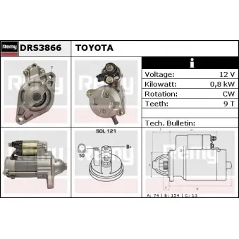 Démarreur REMY OEM 2810021021