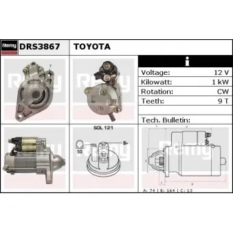 Démarreur REMY OEM 2810021031