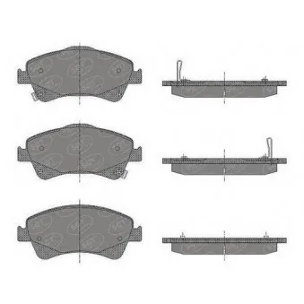 Jeu de 4 plaquettes de frein avant SCT GERMANY OEM 0446502190