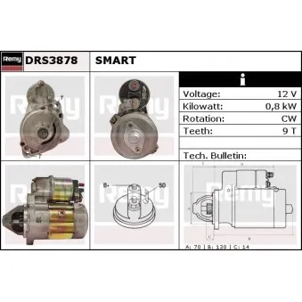 Démarreur REMY OEM 0003188V006
