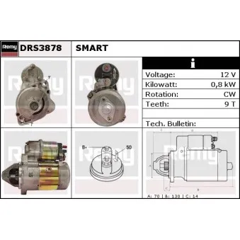 REMY DRS3878 - Démarreur