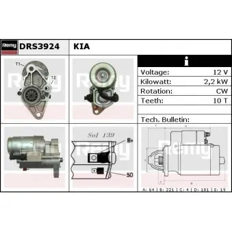 Démarreur REMY OEM OK55218400A