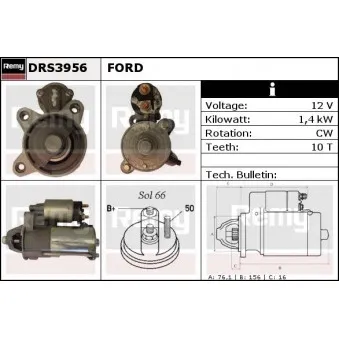 Démarreur REMY OEM 2T1411000BB