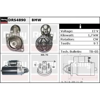 Démarreur REMY DRS4890