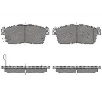 Jeu de 4 plaquettes de frein avant SCT GERMANY OEM 410604A00B