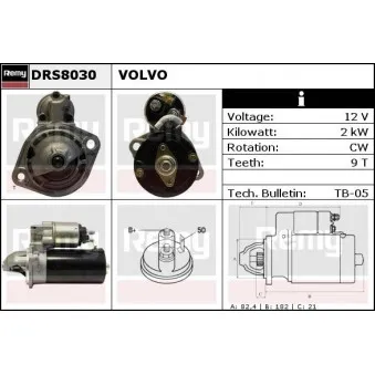 Démarreur REMY OEM 9459468