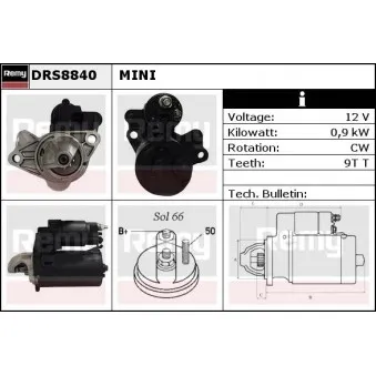Démarreur REMY OEM NAD101470
