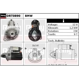REMY DRT0890 - Démarreur