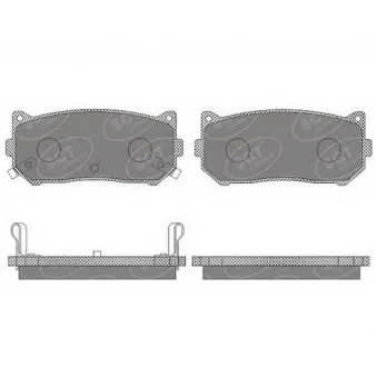Jeu de 4 plaquettes de frein arrière SCT GERMANY OEM 0K9A02628Z
