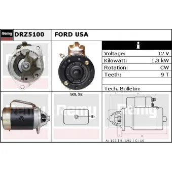 Démarreur REMY [DRZ5100]