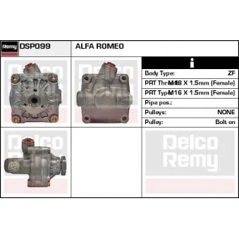 REMY DSP099 - Pompe hydraulique, direction