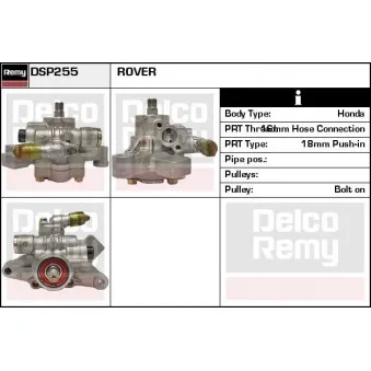 REMY DSP255 - Pompe hydraulique, direction
