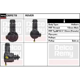 REMY DSP279 - Pompe hydraulique, direction