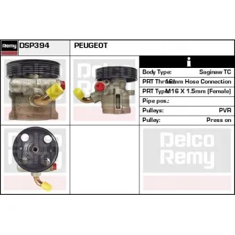 REMY DSP394 - Pompe hydraulique, direction