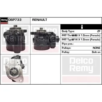 REMY DSP733 - Pompe hydraulique, direction