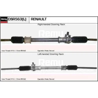 REMY DSR563L - Crémaillière de direction