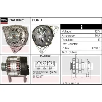 REMY RAA10621 - Alternateur