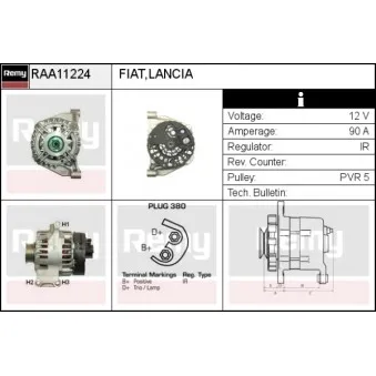 Alternateur REMY OEM 1535437