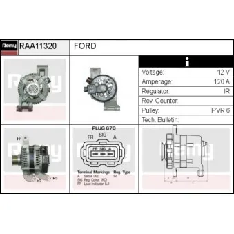 REMY RAA11320 - Alternateur