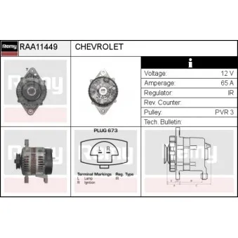 Alternateur REMY OEM 219292