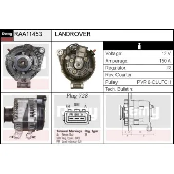 REMY RAA11453 - Alternateur