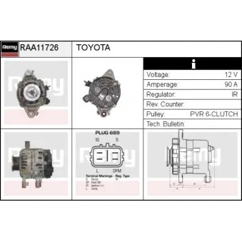 Alternateur REMY OEM 270600N011