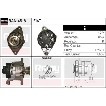 Alternateur REMY OEM 46425517