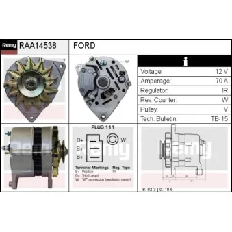 REMY RAA14538 - Alternateur