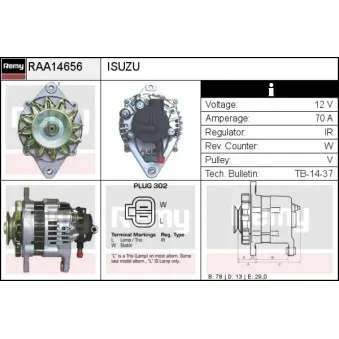 Alternateur REMY OEM LR170511