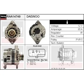 Alternateur REMY OEM 219139