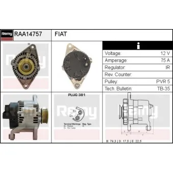 REMY RAA14757 - Alternateur
