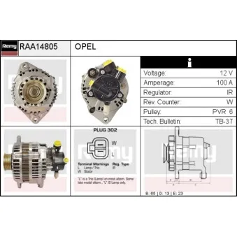 Alternateur REMY OEM R1530037