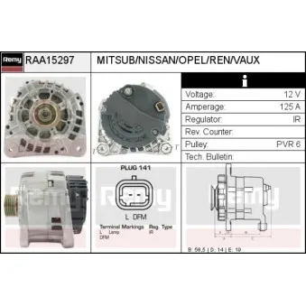 REMY RAA15297 - Alternateur