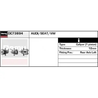 Étrier de frein REMY OEM 1K0615423E