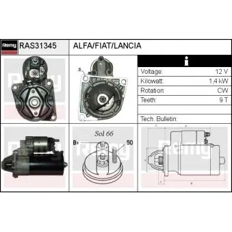 Démarreur REMY OEM 51782321