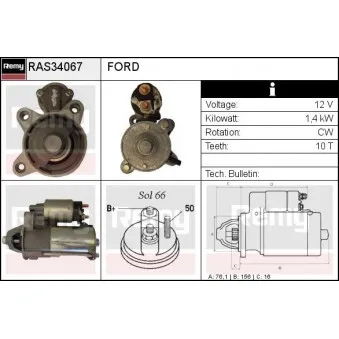 REMY RAS34067 - Démarreur