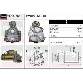Démarreur REMY OEM 4509615