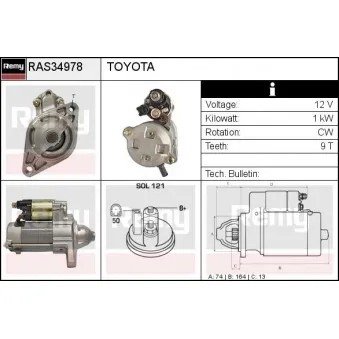 Démarreur REMY OEM 2810021031