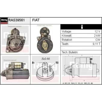 Démarreur REMY OEM 46437520