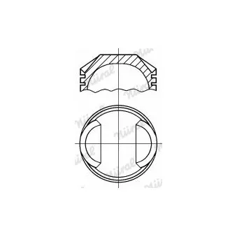 Piston NÜRAL 87-107100-40