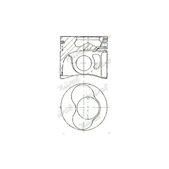 Piston NÜRAL 87-114900-40