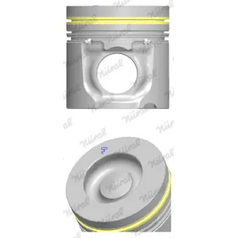 Piston NÜRAL 87-136900-10 pour DEUTZ-FAHR AGROTRON L 710 - 189cv