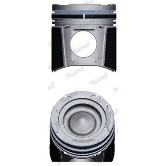 Piston NÜRAL 87-143800-50 pour MERCEDES-BENZ LK/LN2 37,480 - 480cv