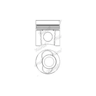 NÜRAL 87-285900-30 - Piston