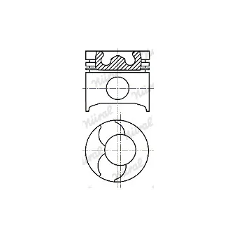Piston NÜRAL 87-422307-10