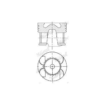 NÜRAL 87-422407-00 - Piston