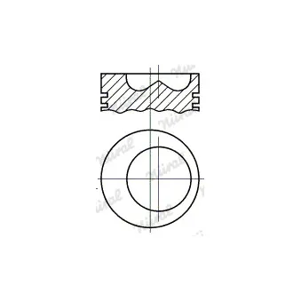 NÜRAL 87-525100-00 - Piston